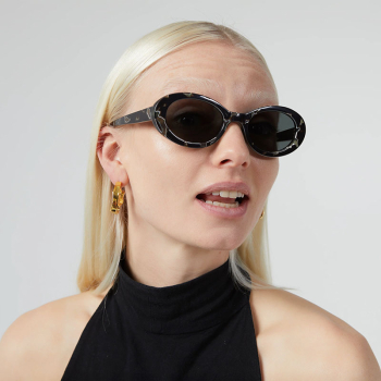 Komono Sunglasses Ana ink, blue-brown frame, lens blue-brow, style